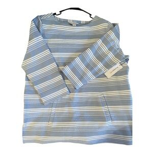 Liz Claiborne Size XL (NWT) 3/4 Sleeve Boat Neck Tunic Top